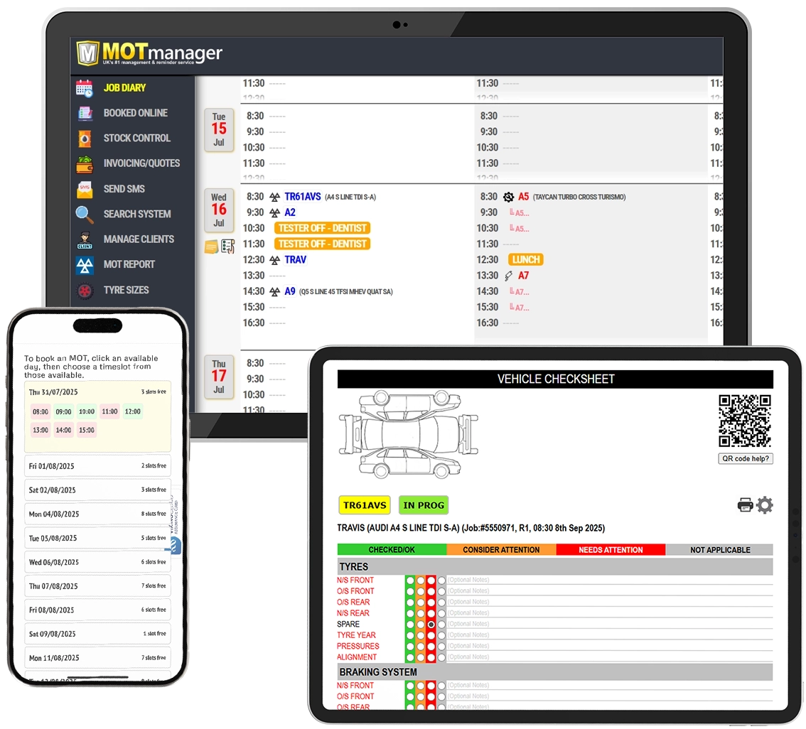 MOT Manager Garage Software